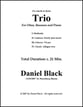 Trio for Oboe, Bassoon and Piano P.O.D. cover